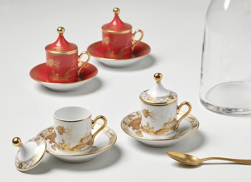 Oriente Italiano Aurum Coffee Set For Two