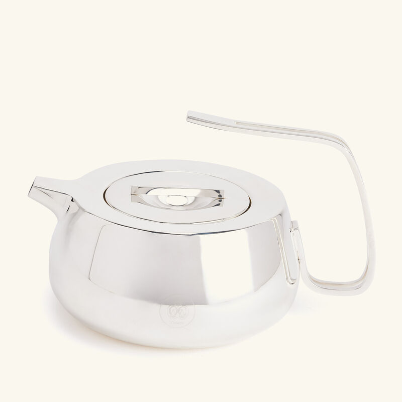 Silver time teapot