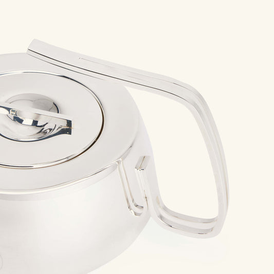 Silver time teapot