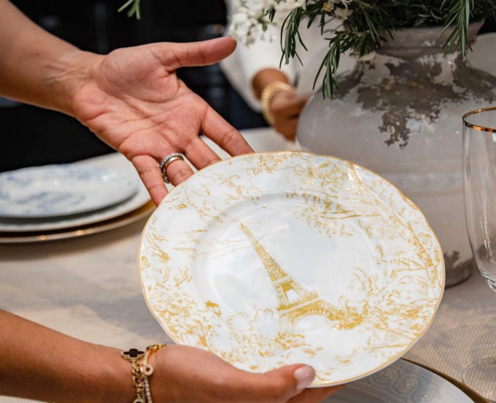 TOUT PARIS Round tart platter 32CM,