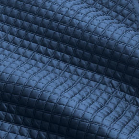 Argyle Navy Bedcover 275x235