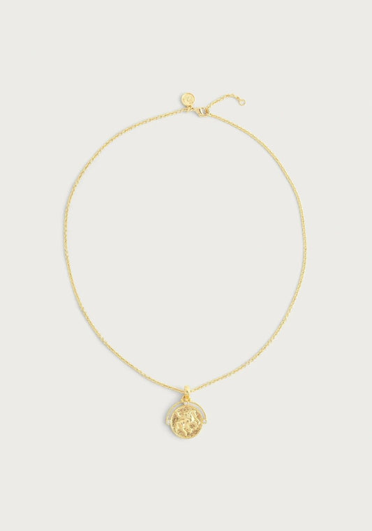 Pegasus Gold Coin Pendant Necklace by Anabel Aram – view 2
