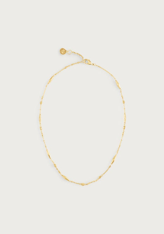 Milos Multi Beaded Necklace - Gold