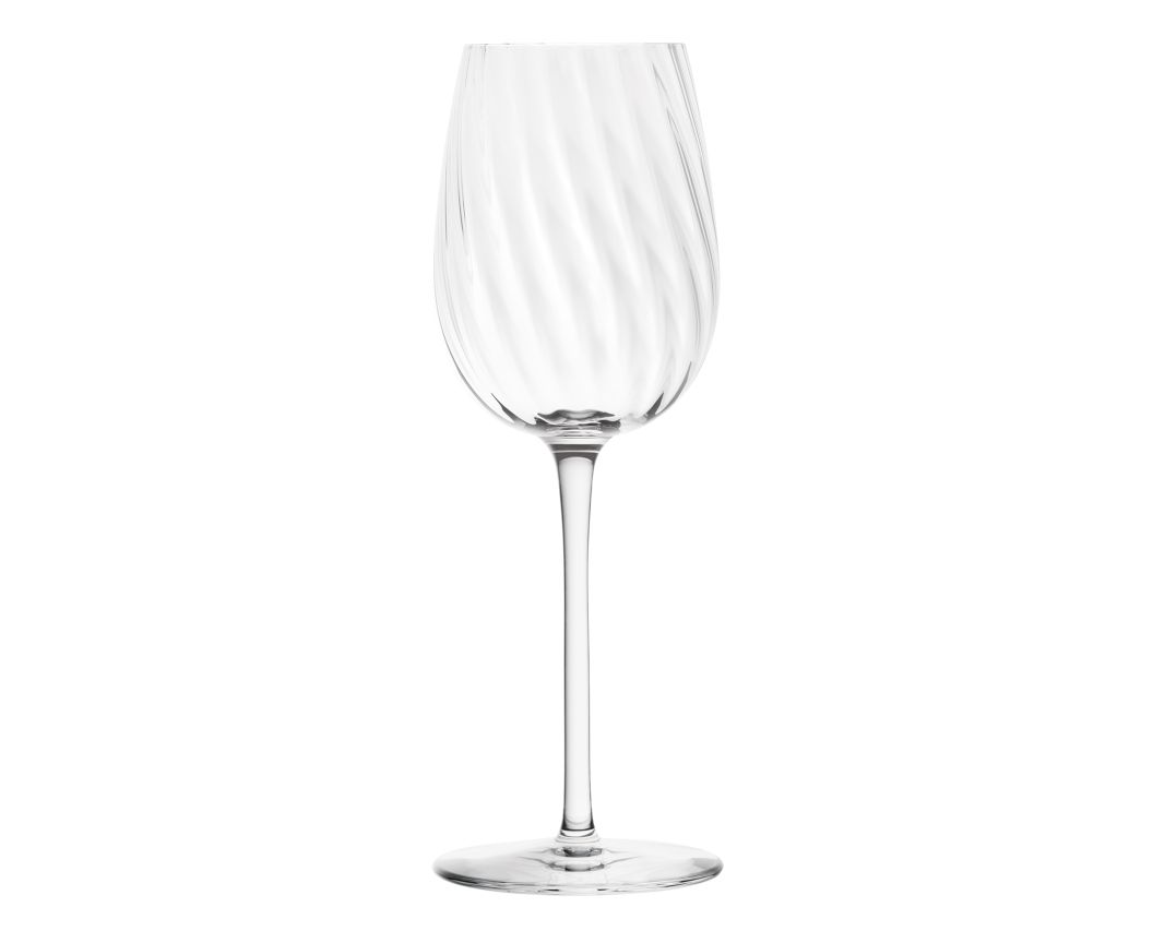 Twist champagne glass