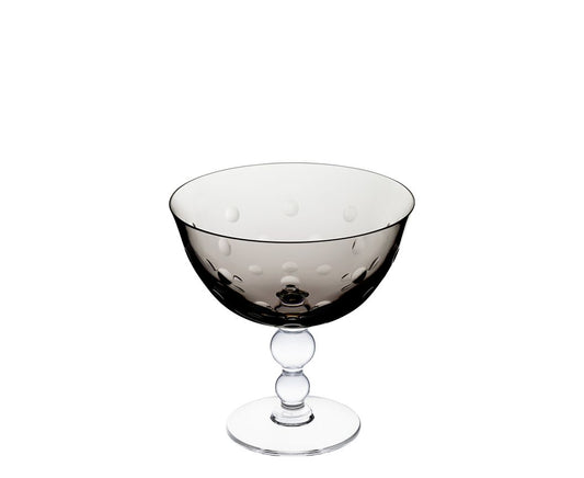 Bubbeles footed cup flannel gray