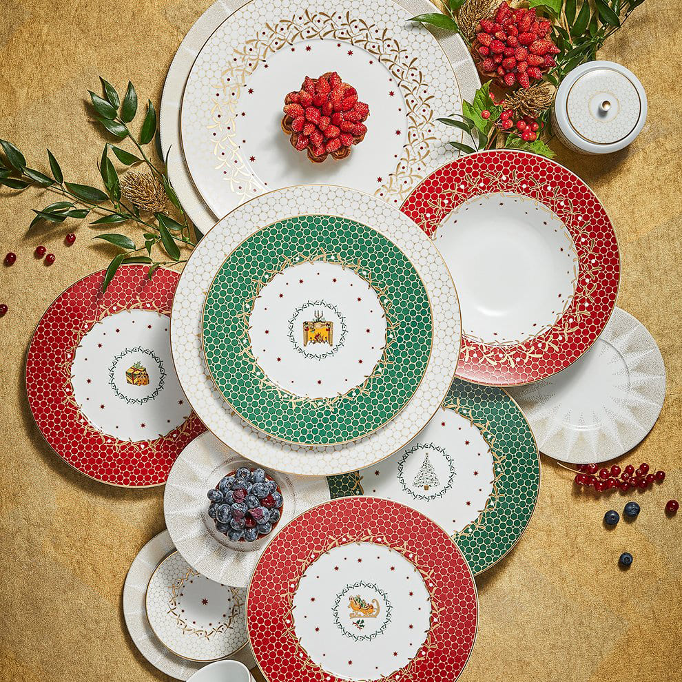 Noel Christmas Deep Salad Bowl