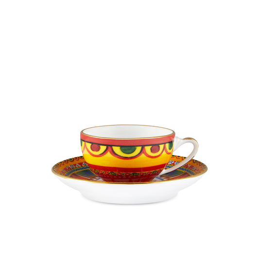 Սուրճի բաժակ և բաժակապնակ Dolce & Gabbana Casa CARRETTO