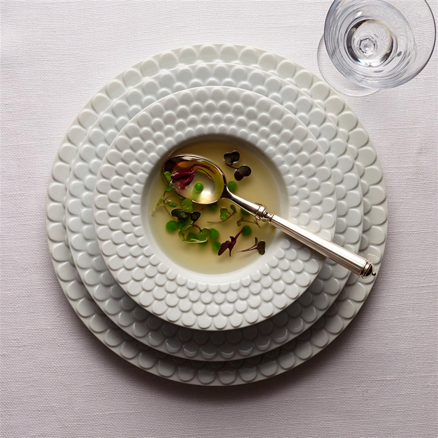 Aegean White Dessert Plate