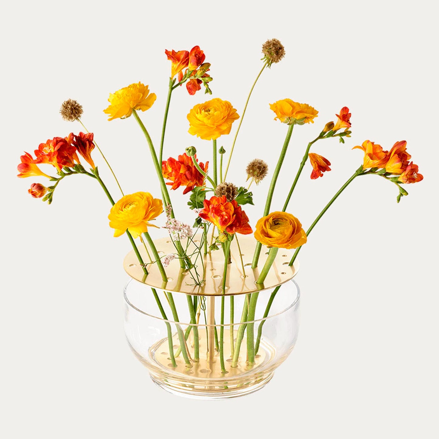Ikebana Long Round Vase