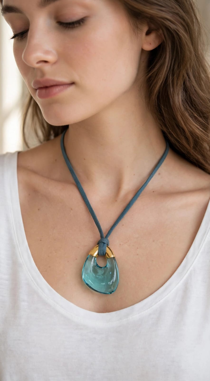 GALEA PENDANT VERMEIL TURQUOISE