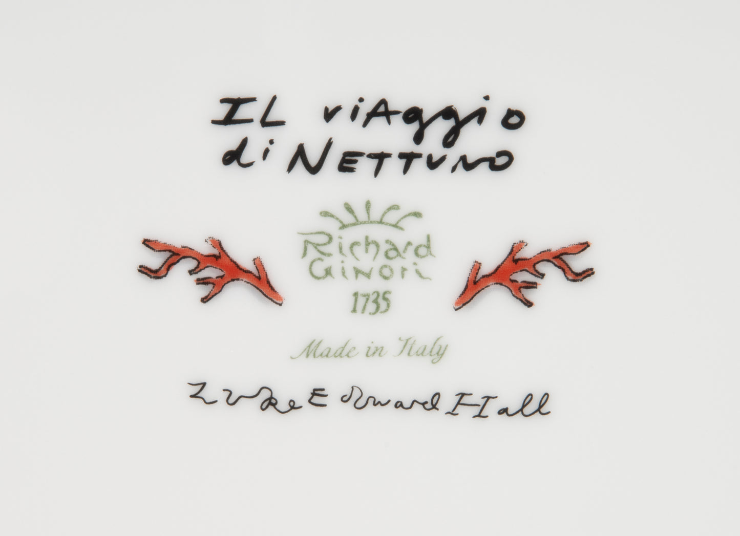 IL Viaggio Di Nettuno Set of 4 Bread Plates