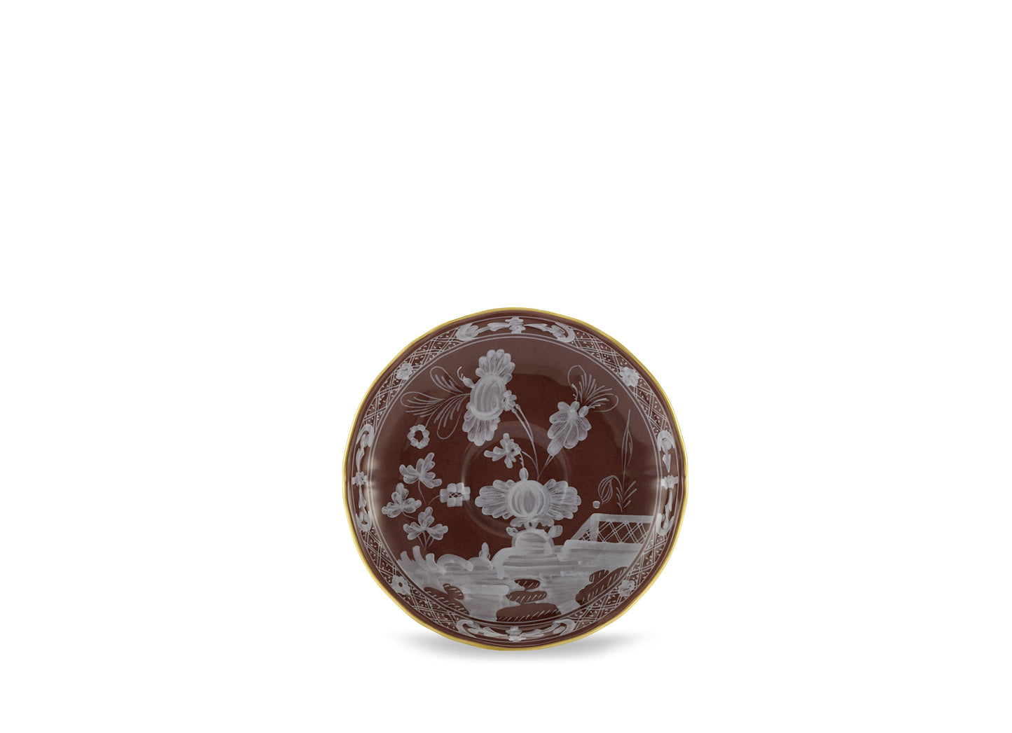 Oriente Italiano Castagna Coffee Saucer