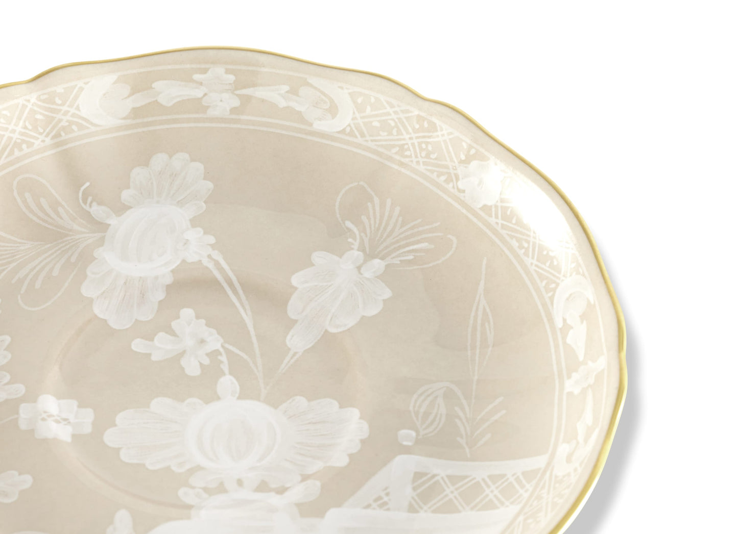 Oriente italiano Meringa tea saucer