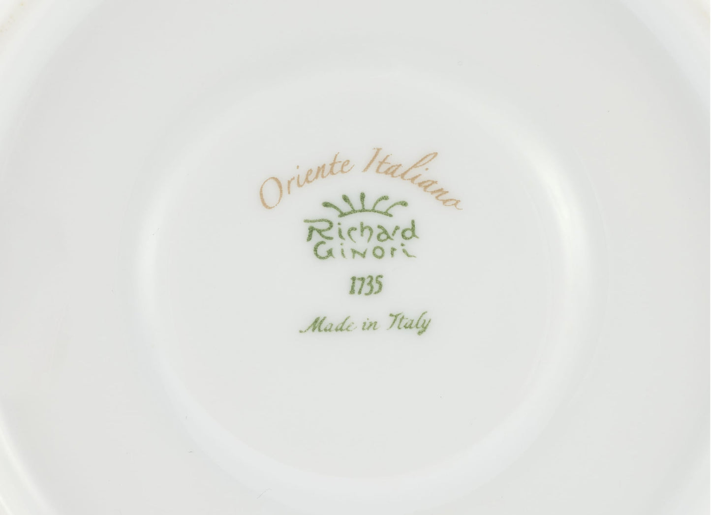 Oriente italiano Meringa tea saucer