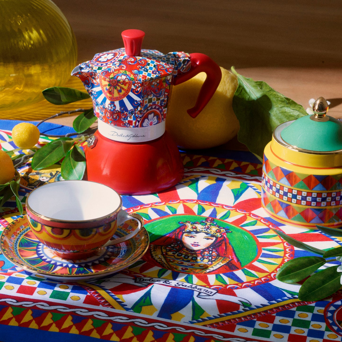 Moka Induction Dolce & Gabbana Casa DG & BIALETTI