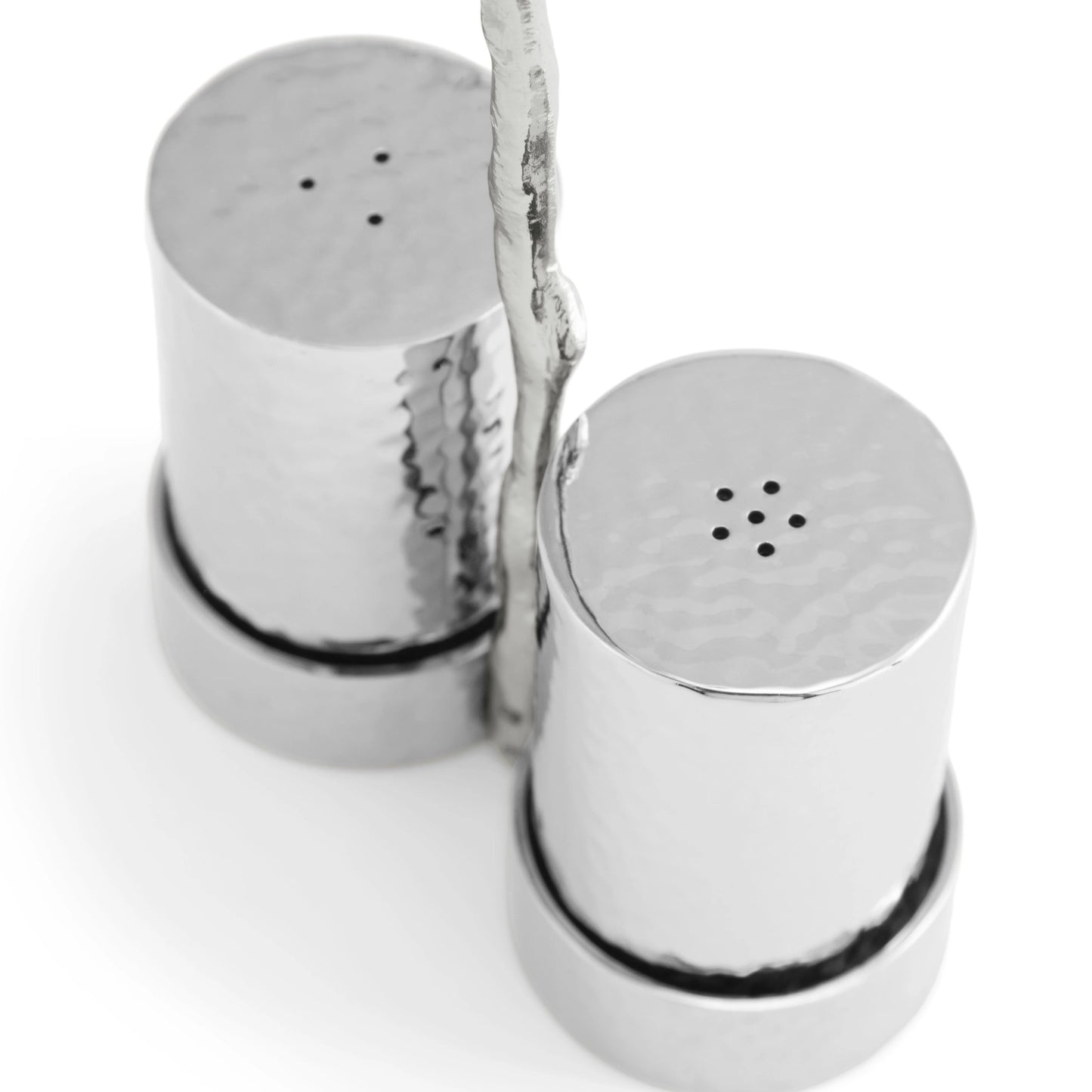 White Orchid Salt & Pepper Set - Silver