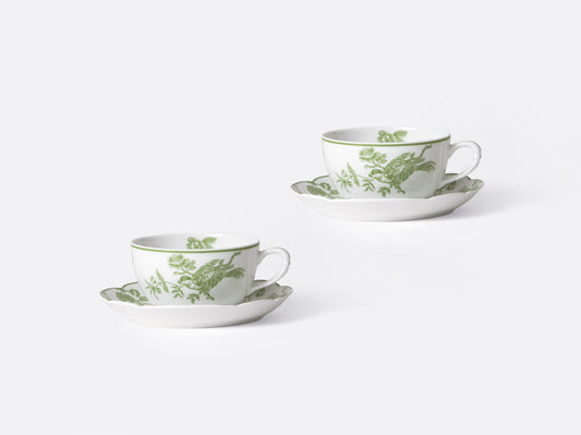 Albertine Set of 4 Tea Cups and Saucers