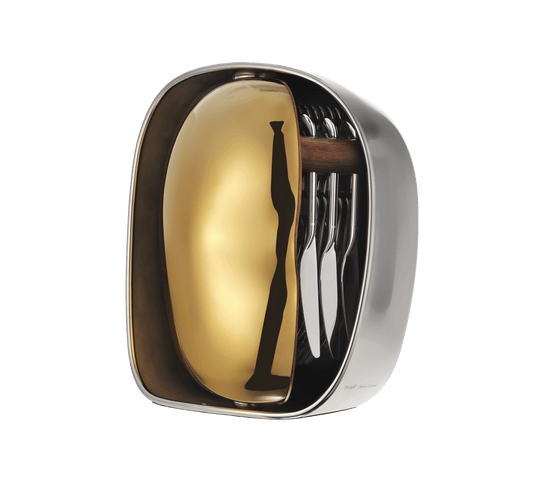 Carrousel 24-Piece Silver-Plated Flatware Set with Shell