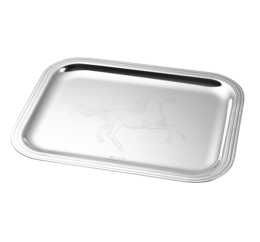 Albi Tray Horse Engraving