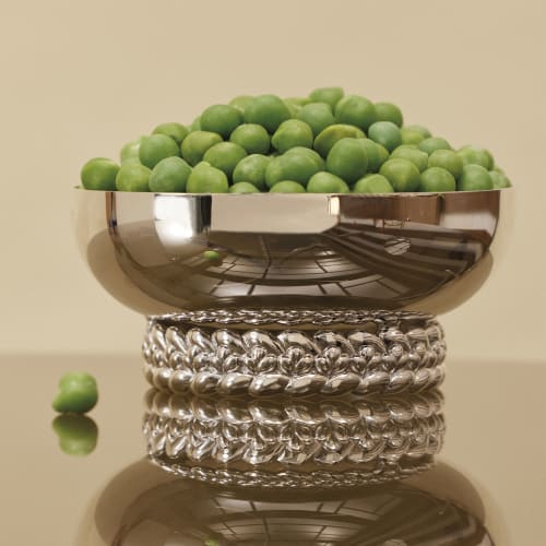 Babylone small bowl silver-plated