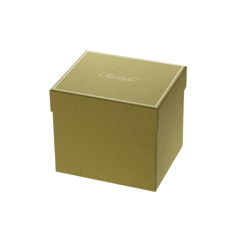 Malmaison Impériale set of 2 porcelain tea cup and saucers gold finish