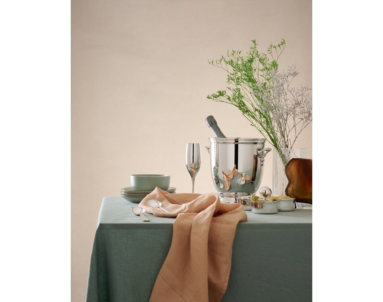 Inglese Champagne bucket w/base