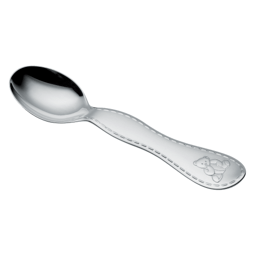 Charlie Bear silver-plated baby spoon
