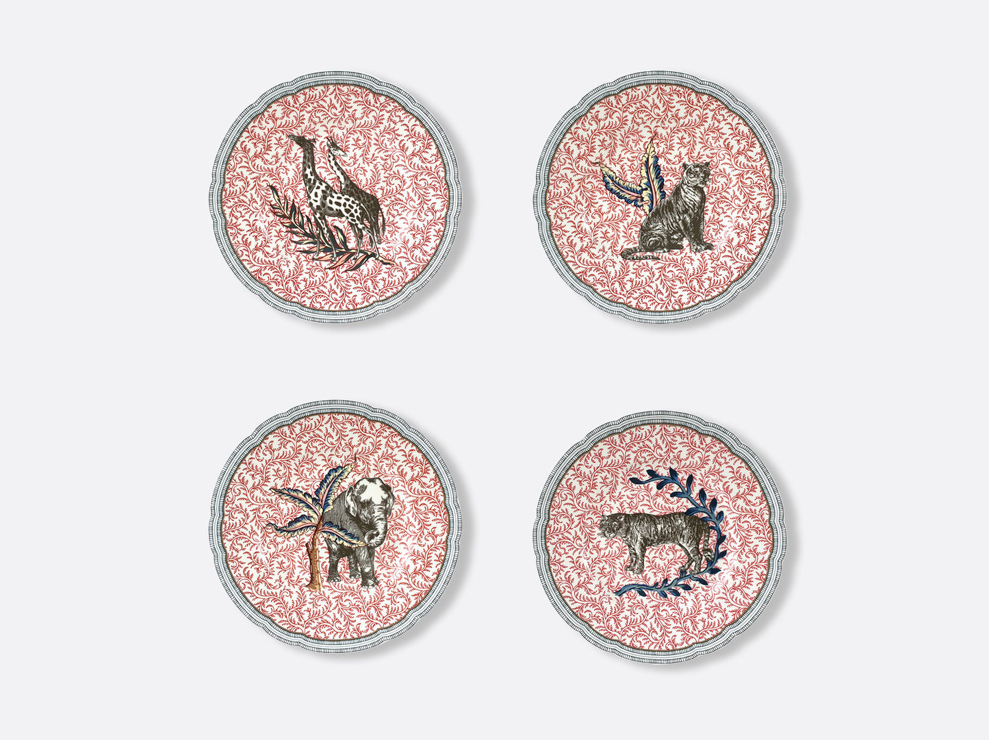 Braqueni Set of 4 Dessert Plate