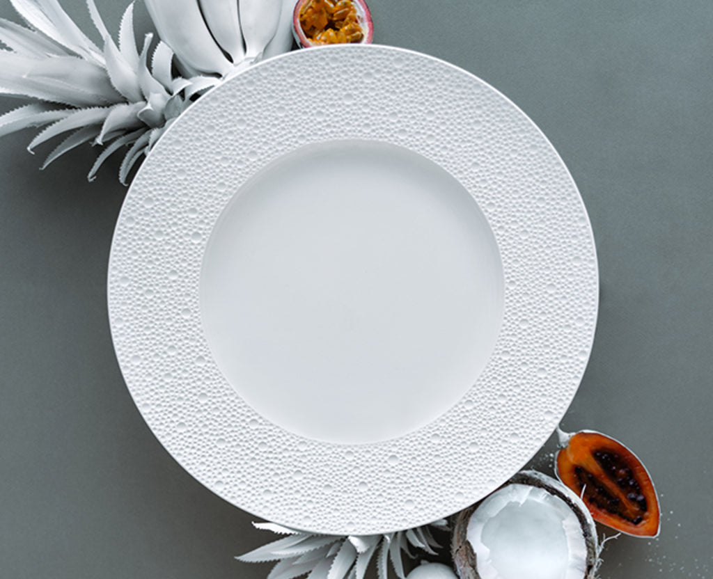 ECUME WHITE TEA CUP & SAUCER,