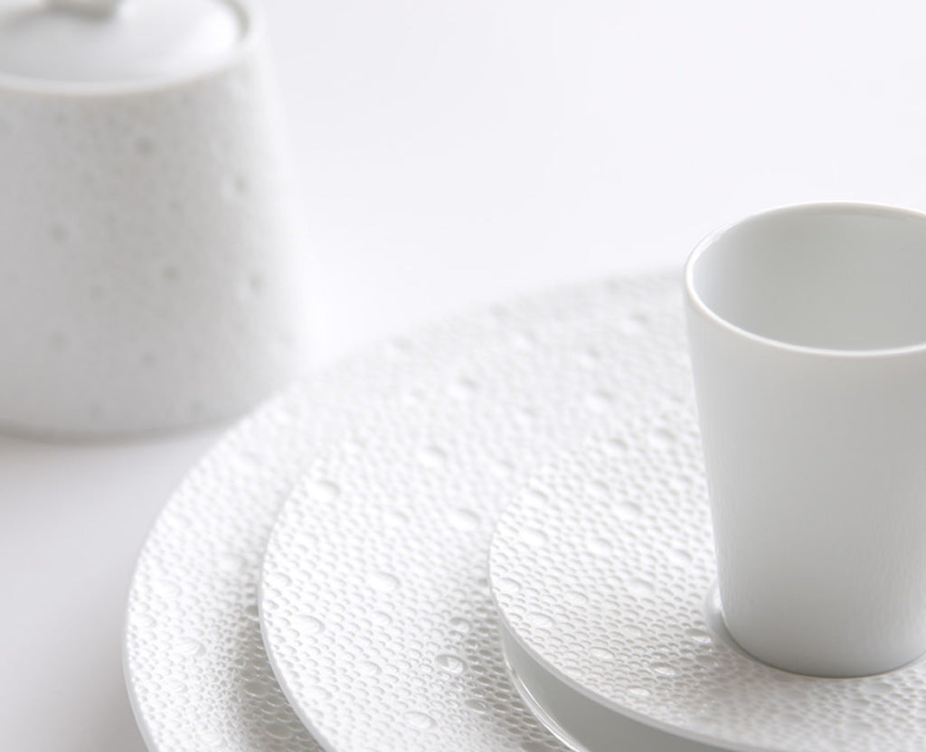 ECUME WHITE TEA CUP & SAUCER,
