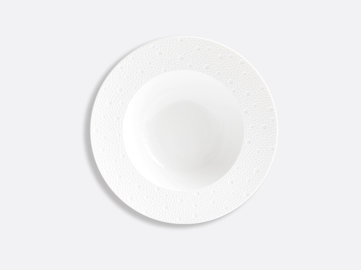 Ecume White Deep Rim Soup plate