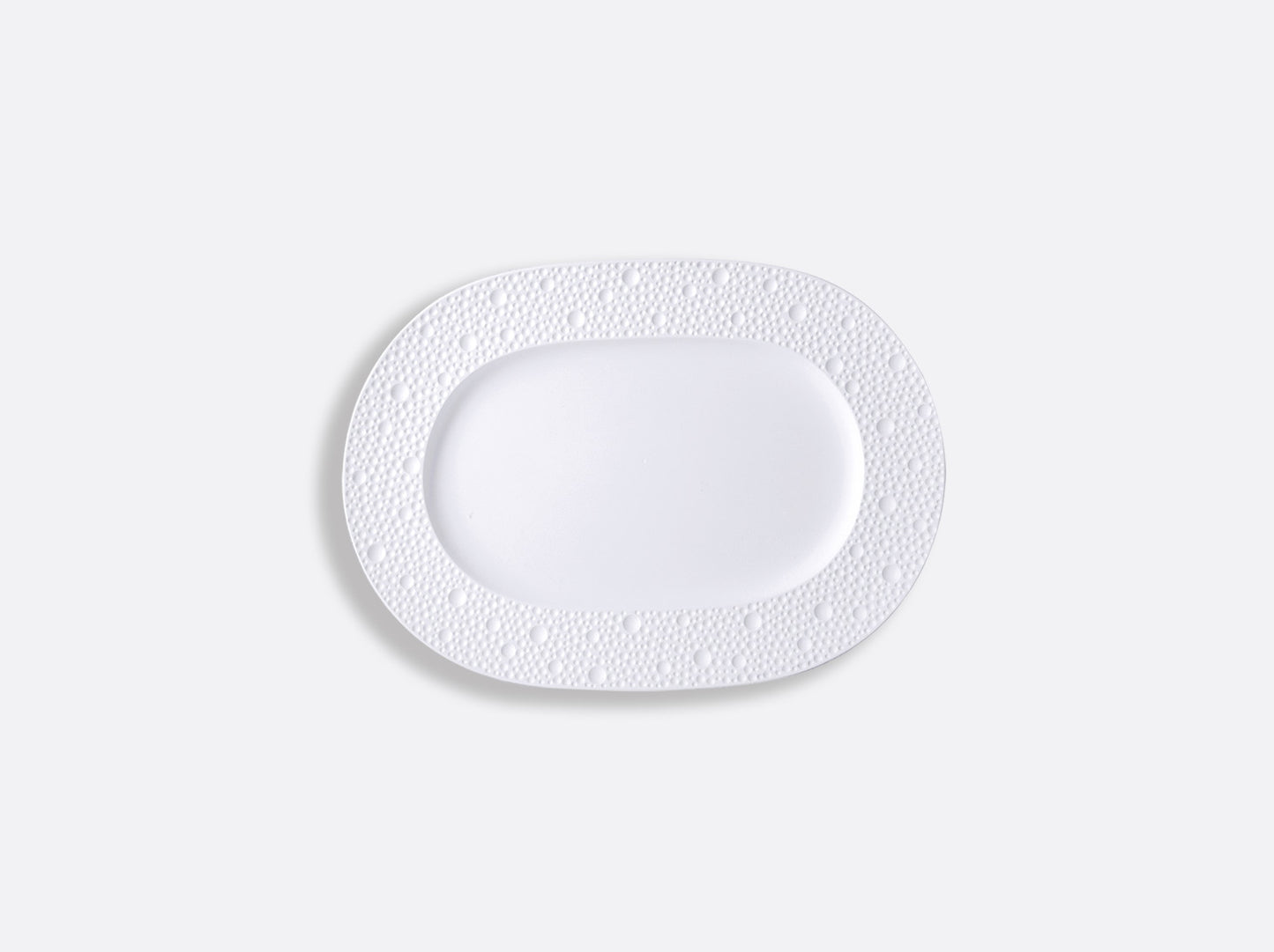 ECUME WHITE MATTE RIM RELISH DISH ,