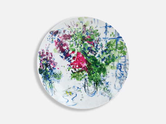 Les Bouquets De Fleurs De Marc Chagall Set of 4 Dessert Plates