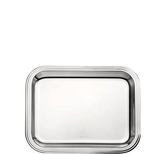 Albi Medium Silver-Plated Rectangular Tray