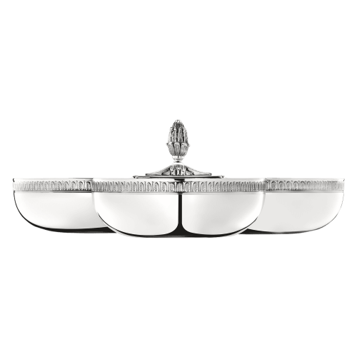 Malmaison silver-plated three part server