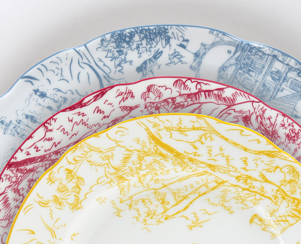 TOUT PARIS Round tart platter 32CM,