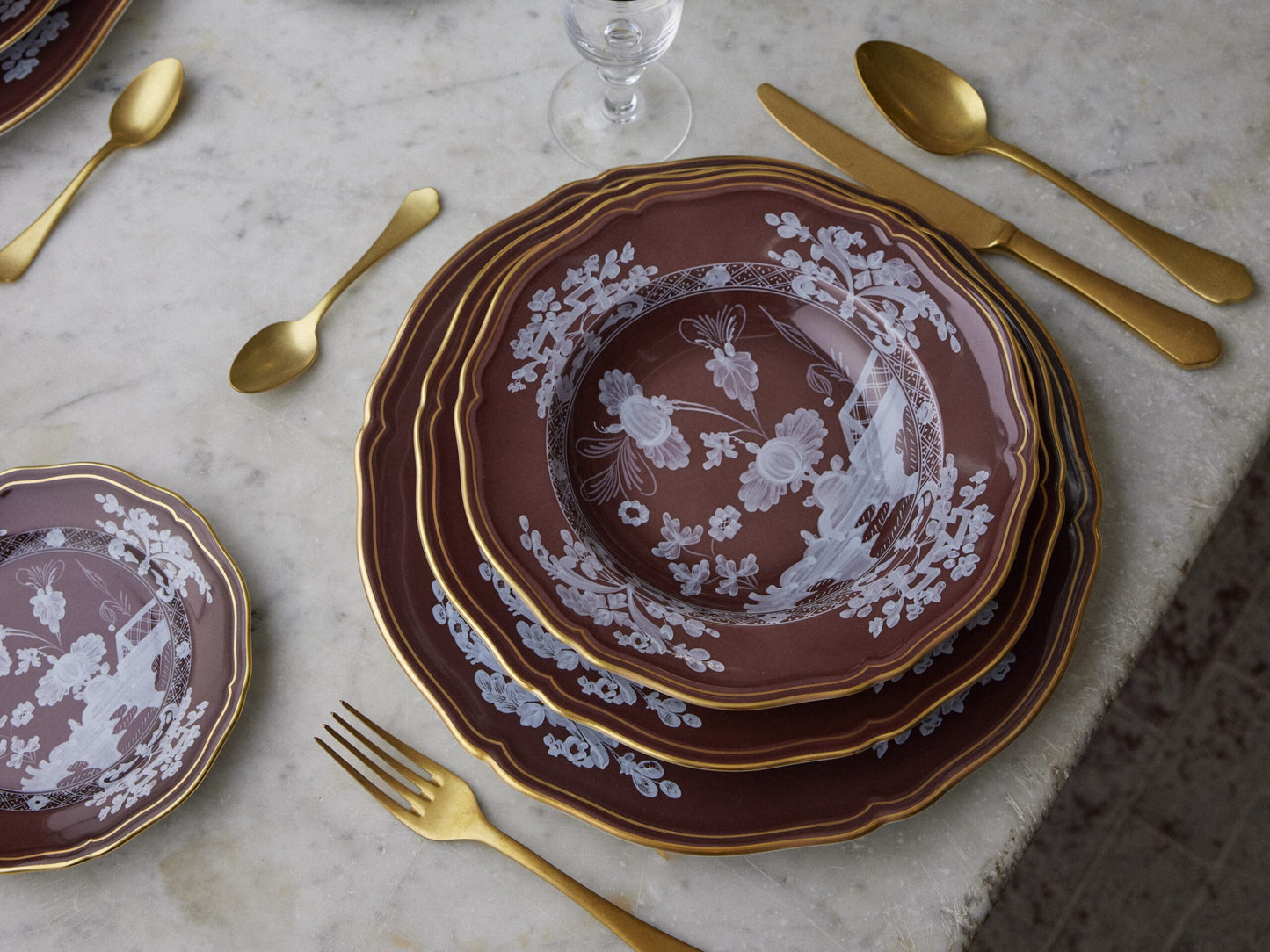 Oriente Italiano Castagna Dessert Plate