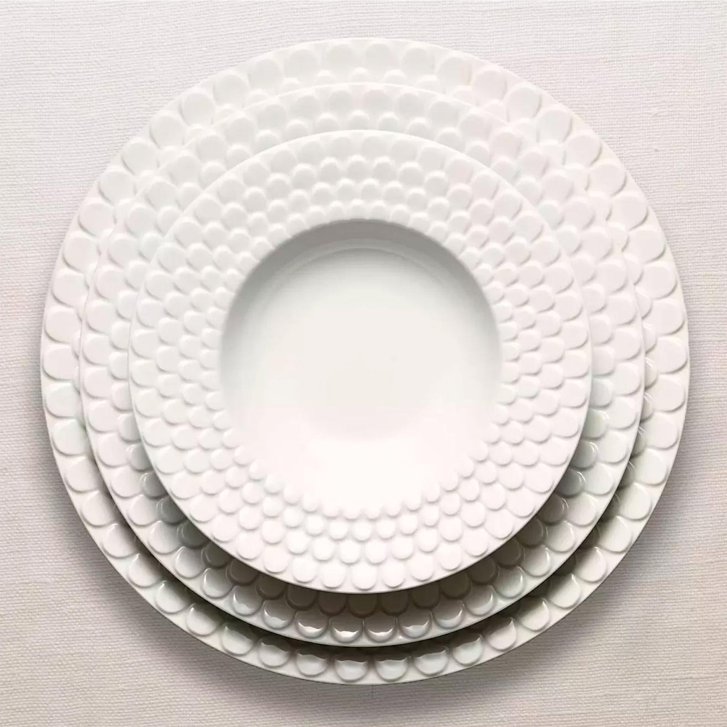 Aegean White Dessert Plate