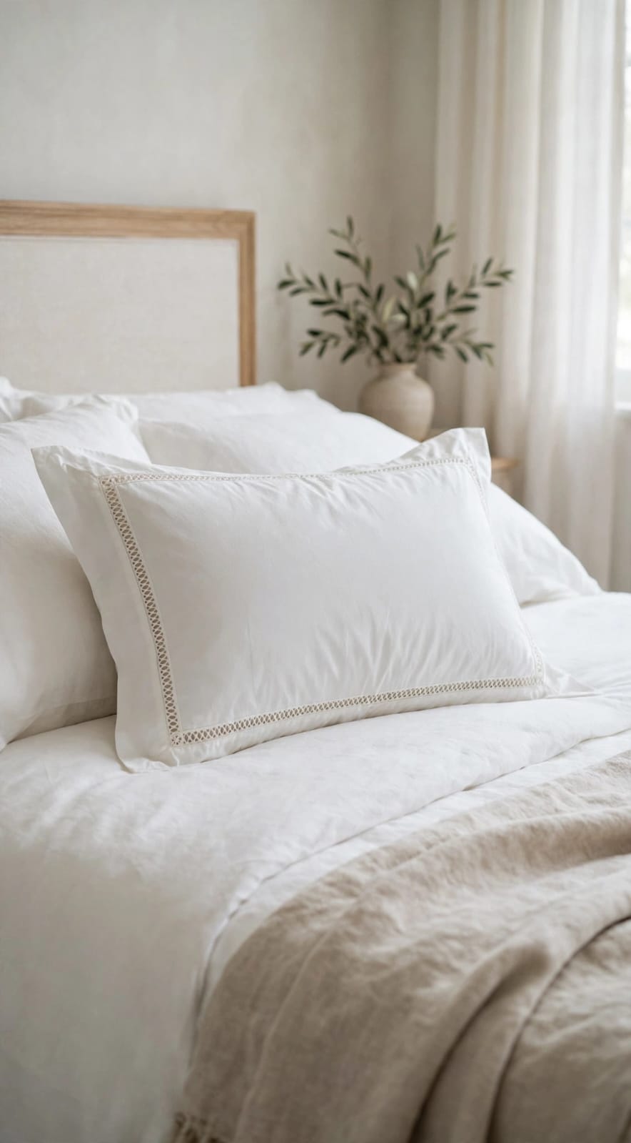 Etoile Blanc Pillow Case