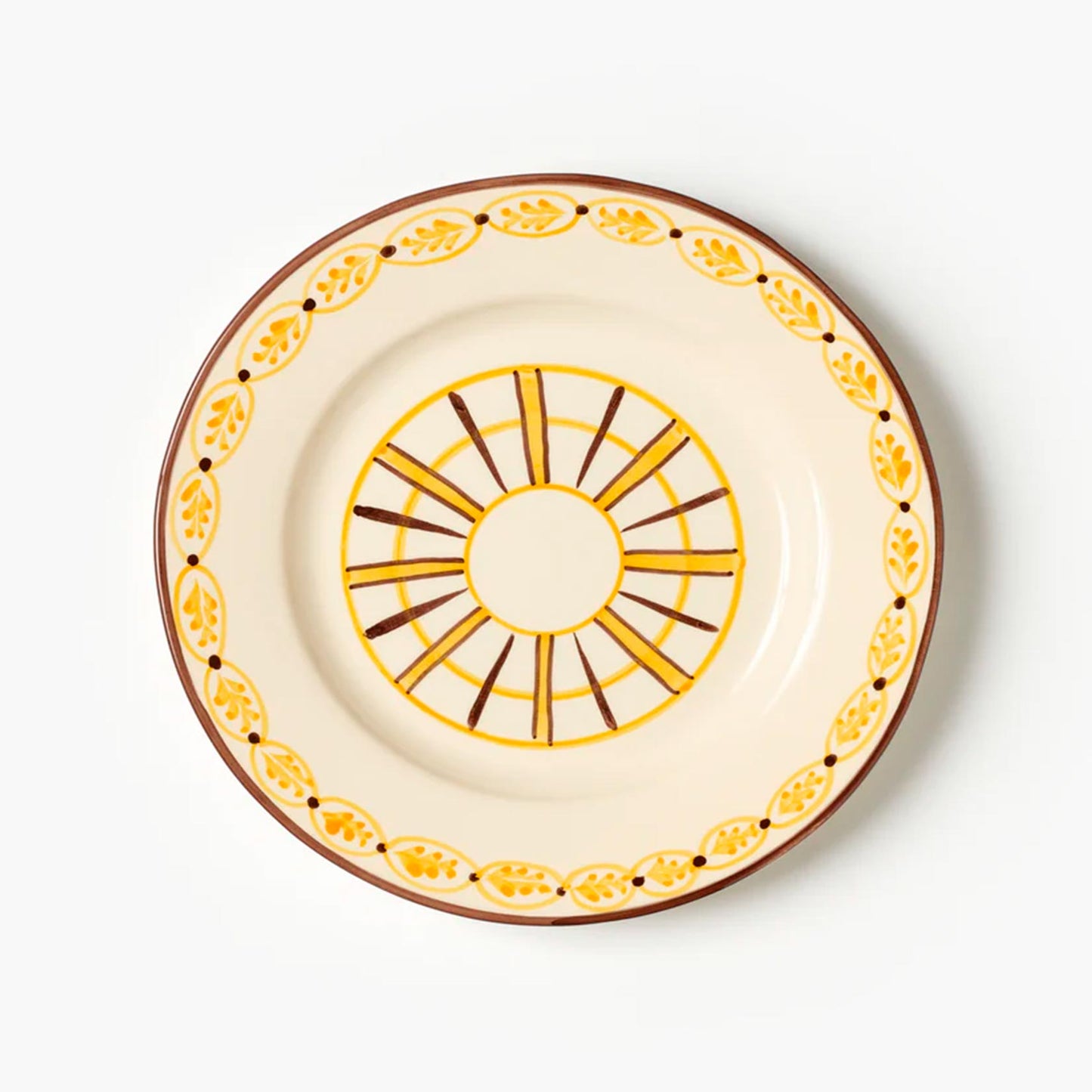 Linea Yellow Dessert Plate