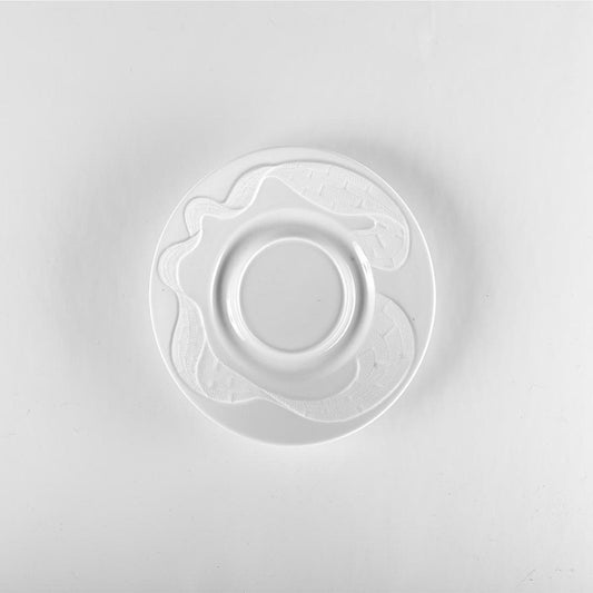 Tendresse Blanc Set Of 2 Tea Cup And Saucer