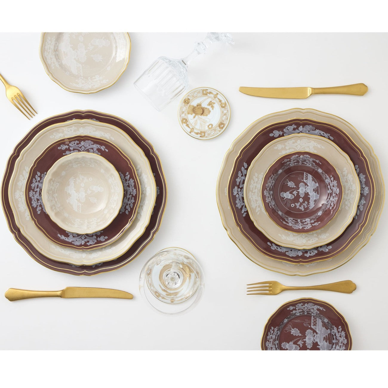 Oriente Italiano Castagna Tea Saucer