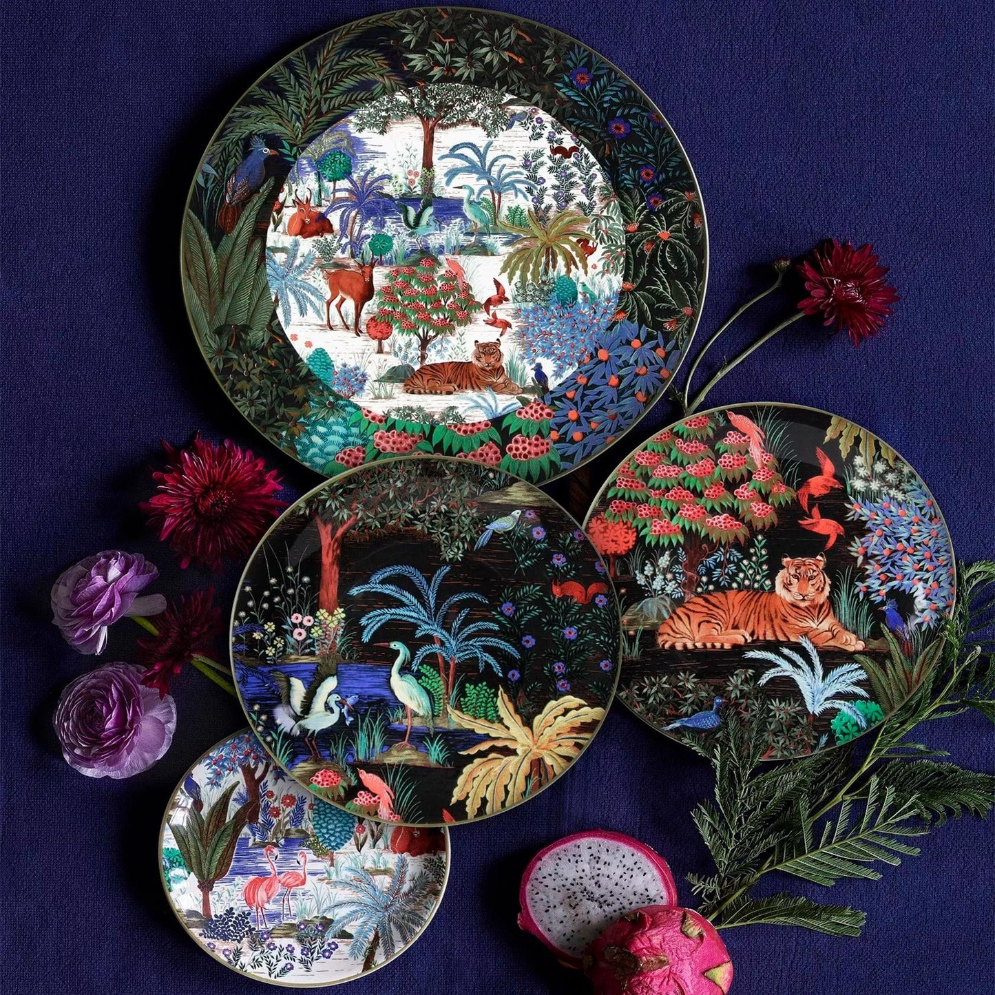 Jardin Du Palais Set of 2 Tea Cups&Saucers