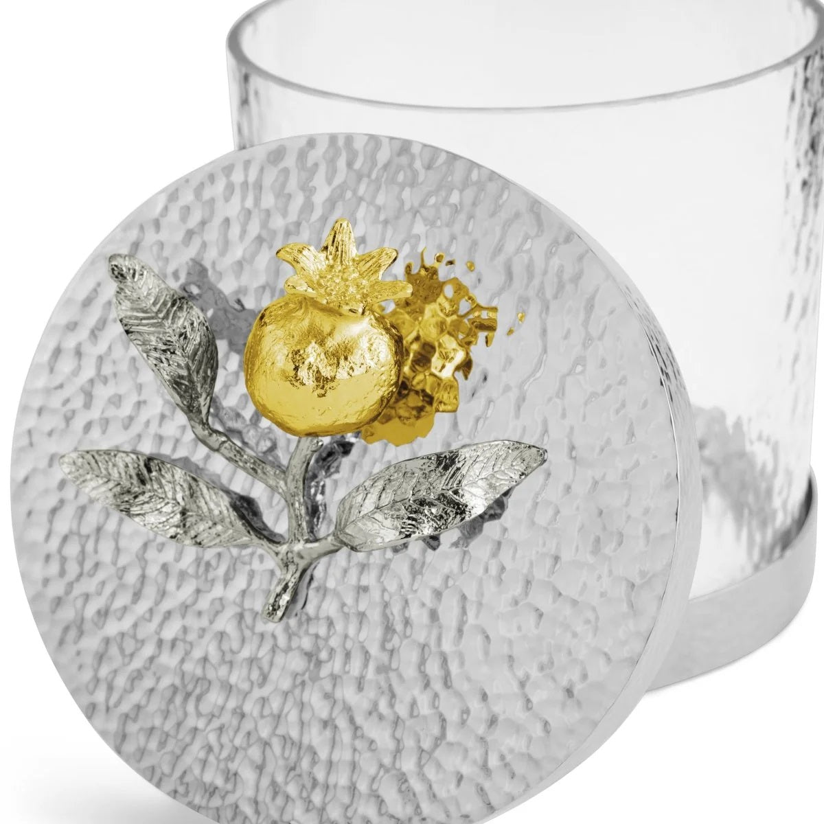 Pomegranate Silver & Gold Canister / XS