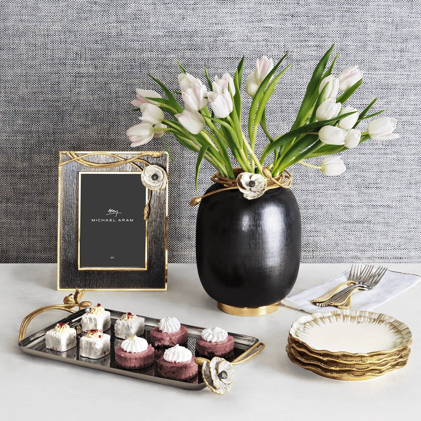 Anemone Tidbit Plate Set /4