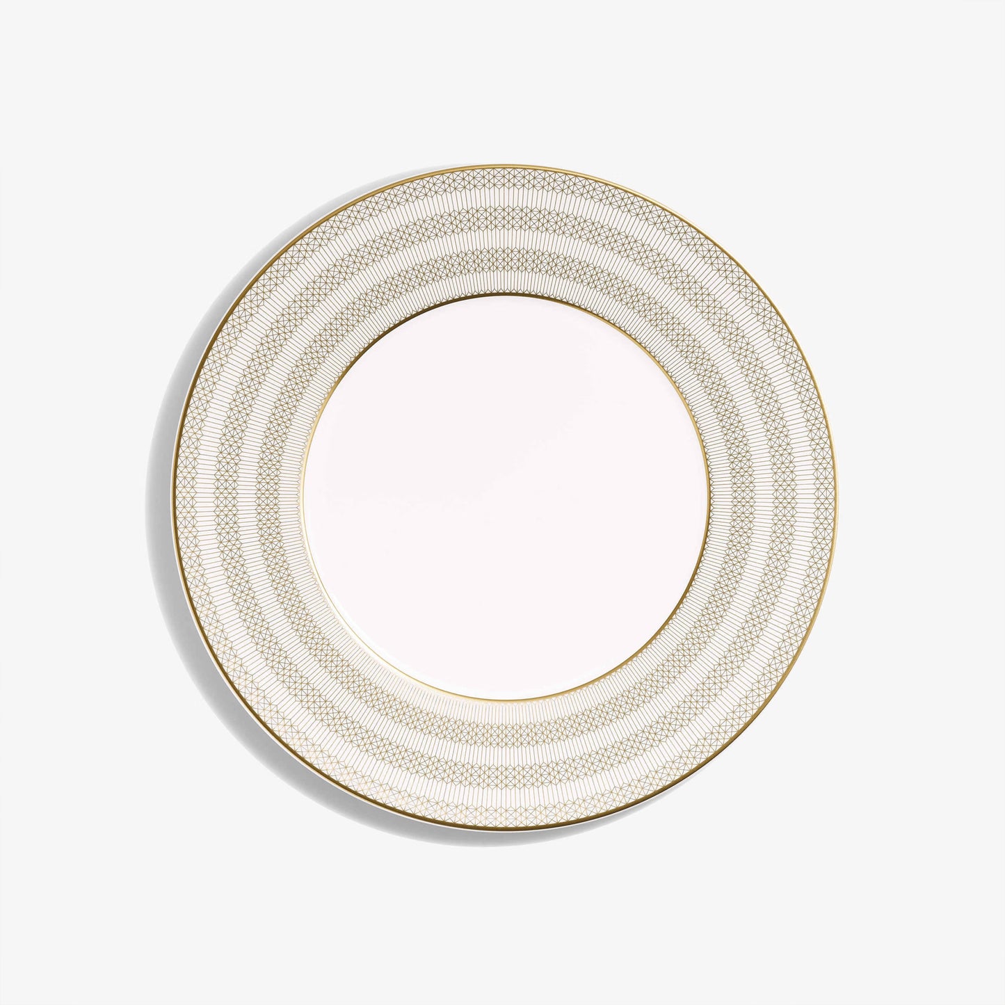 Arcadia Gold & Platinum Dinner Plates x2