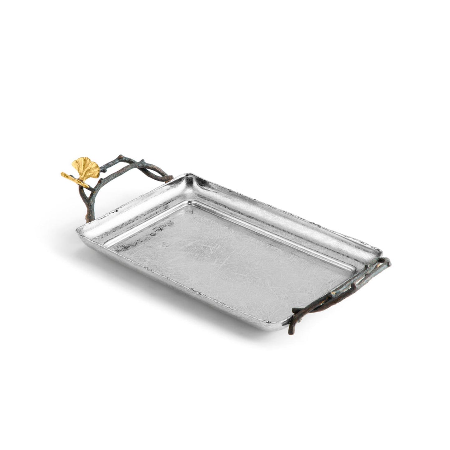 Butterfly Ginkgo Small Tray - Two Handle