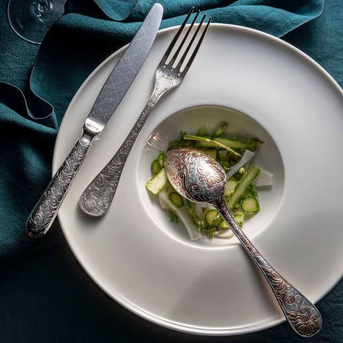 Jardin D'Eden silver-plated serving ladle