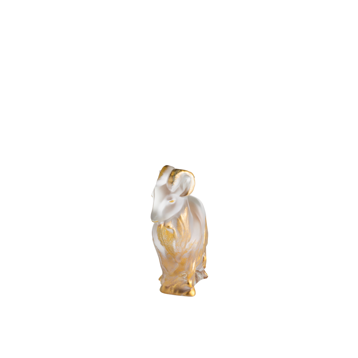 Goat sculpture gold