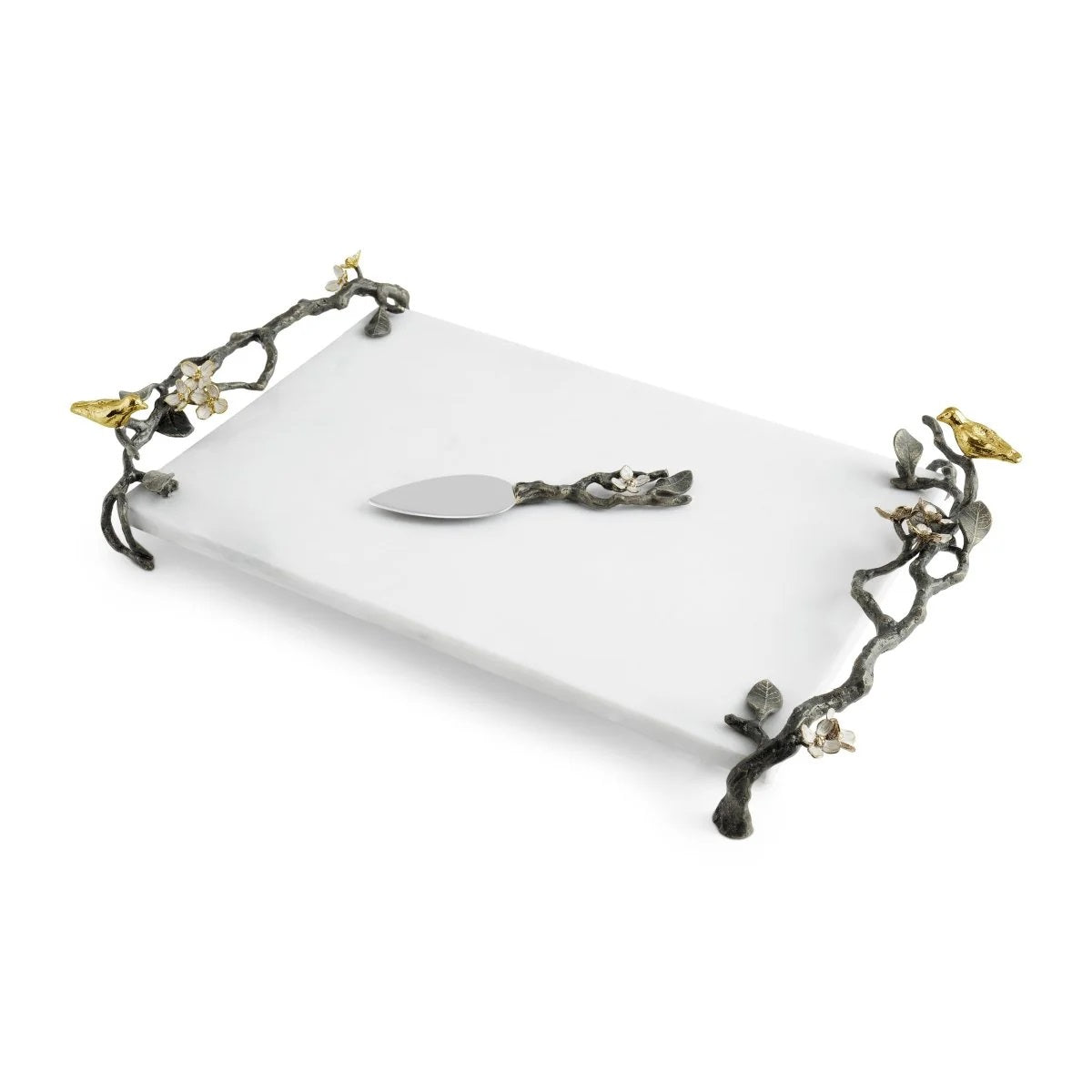 Lovebirds Cheese Board with Knife
